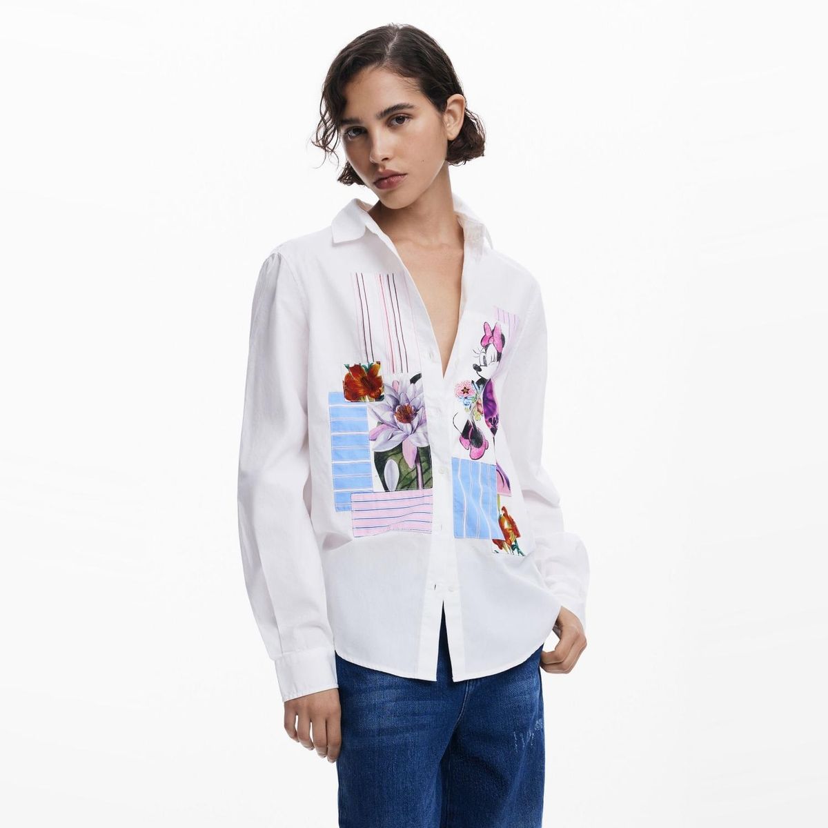 DESIGUAL - Camisa Algodón Mujer Desigual