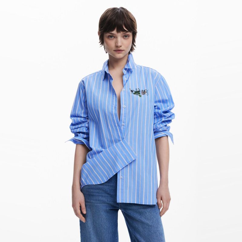DESIGUAL - Camisa Algodón Mujer Desigual