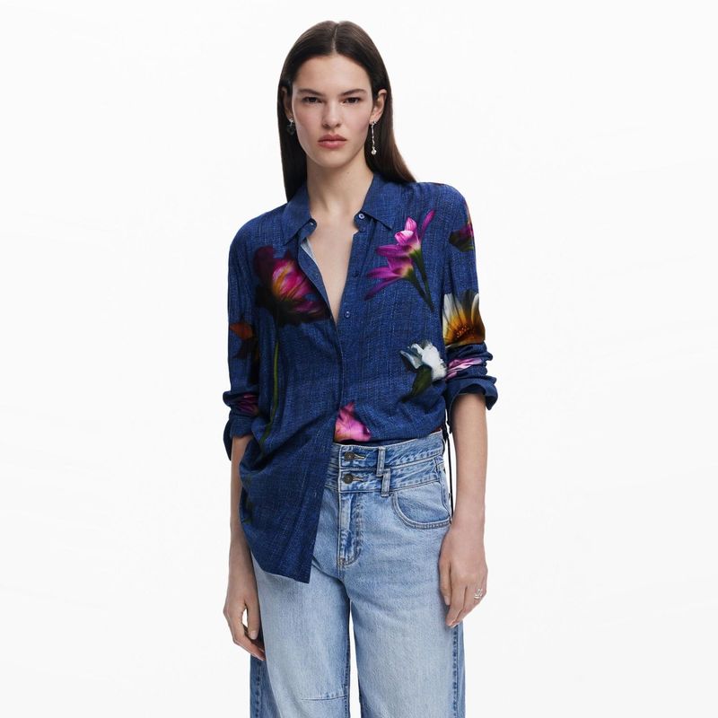 DESIGUAL - Camisa Mujer Desigual