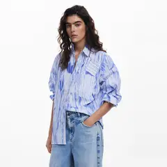 DESIGUAL - Camisa Algodón Mujer
