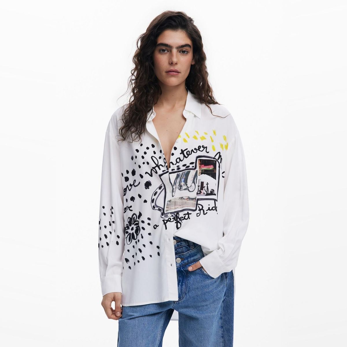 DESIGUAL - Camisa Mujer Desigual