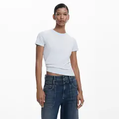 DESIGUAL - Polera Manga Corta Algodón Mujer