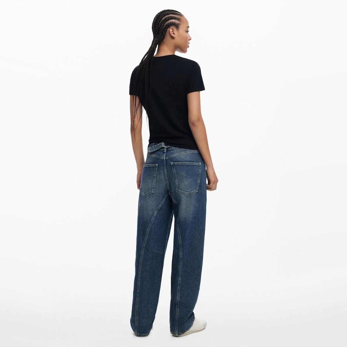 DESIGUAL - Polera Manga Corta Algodón Mujer Desigual