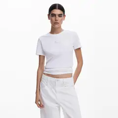 DESIGUAL - Polera Manga Corta Algodón Mujer