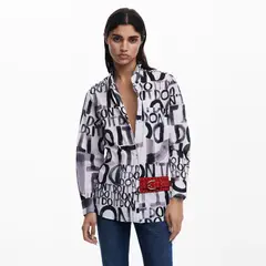 DESIGUAL - Camisa Algodón Mujer