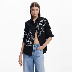DESIGUAL - Camisa Algodón Mujer