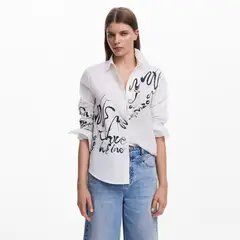 DESIGUAL - Camisa Algodón Mujer