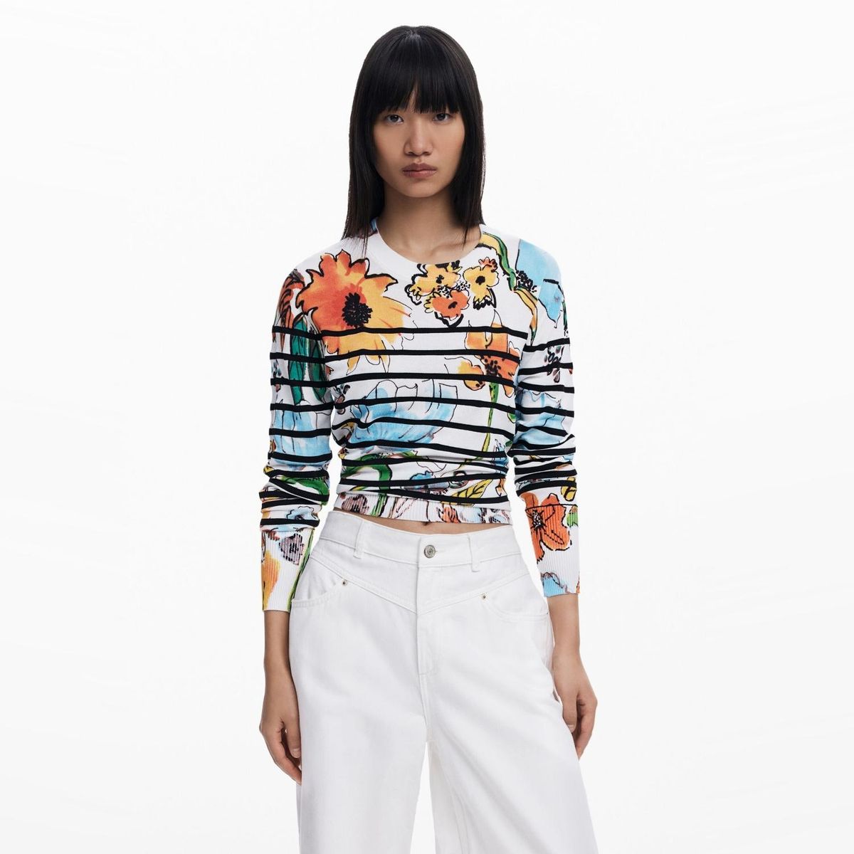 DESIGUAL - Sweaters Manga Larga Mujer Desigual