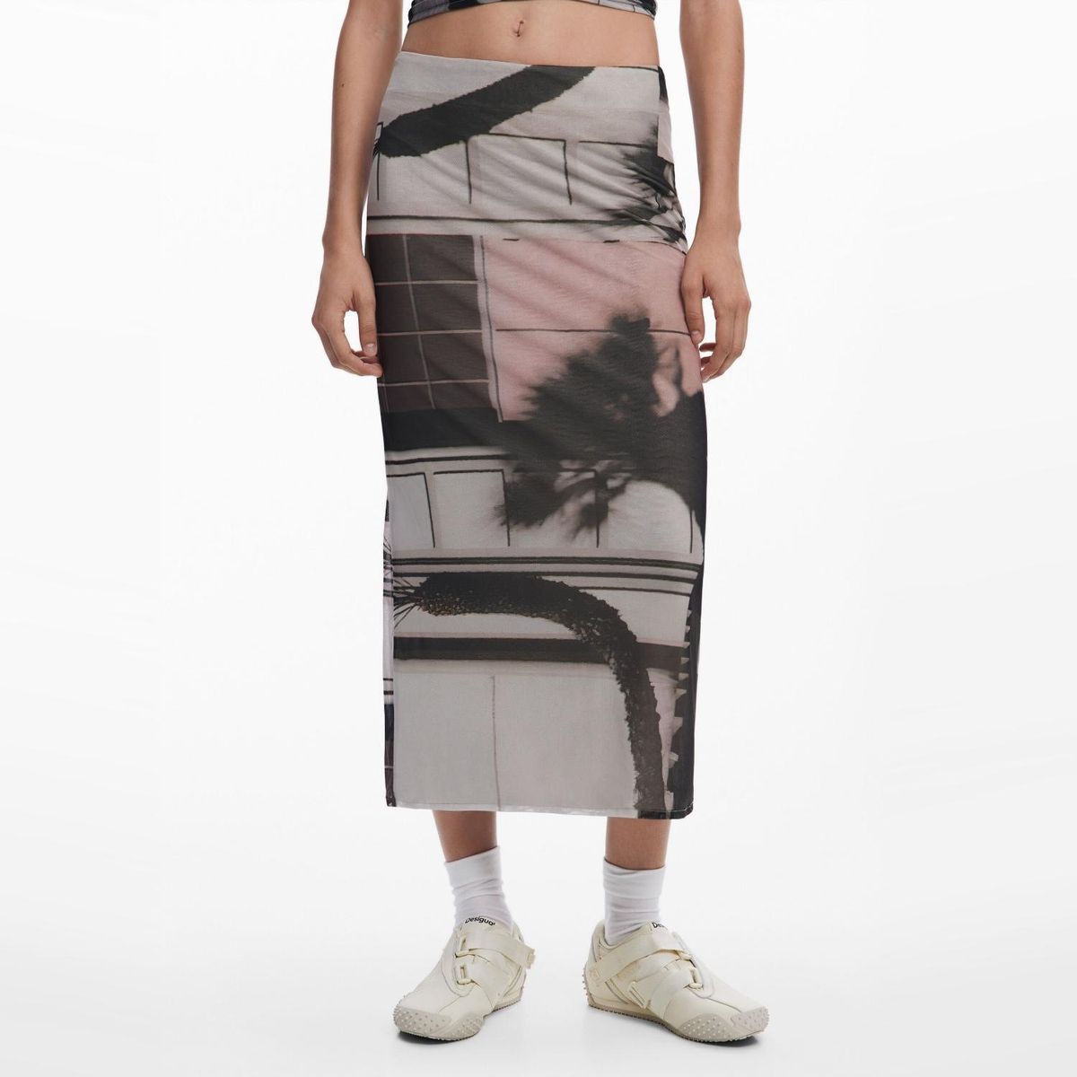 DESIGUAL - Falda Maxi Mujer Desigual