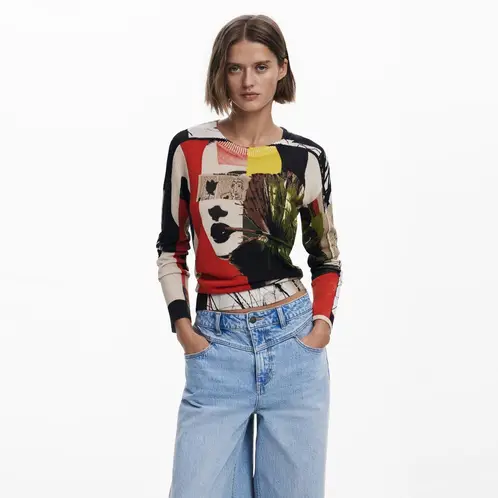DESIGUAL - Sweaters Manga Larga Mujer