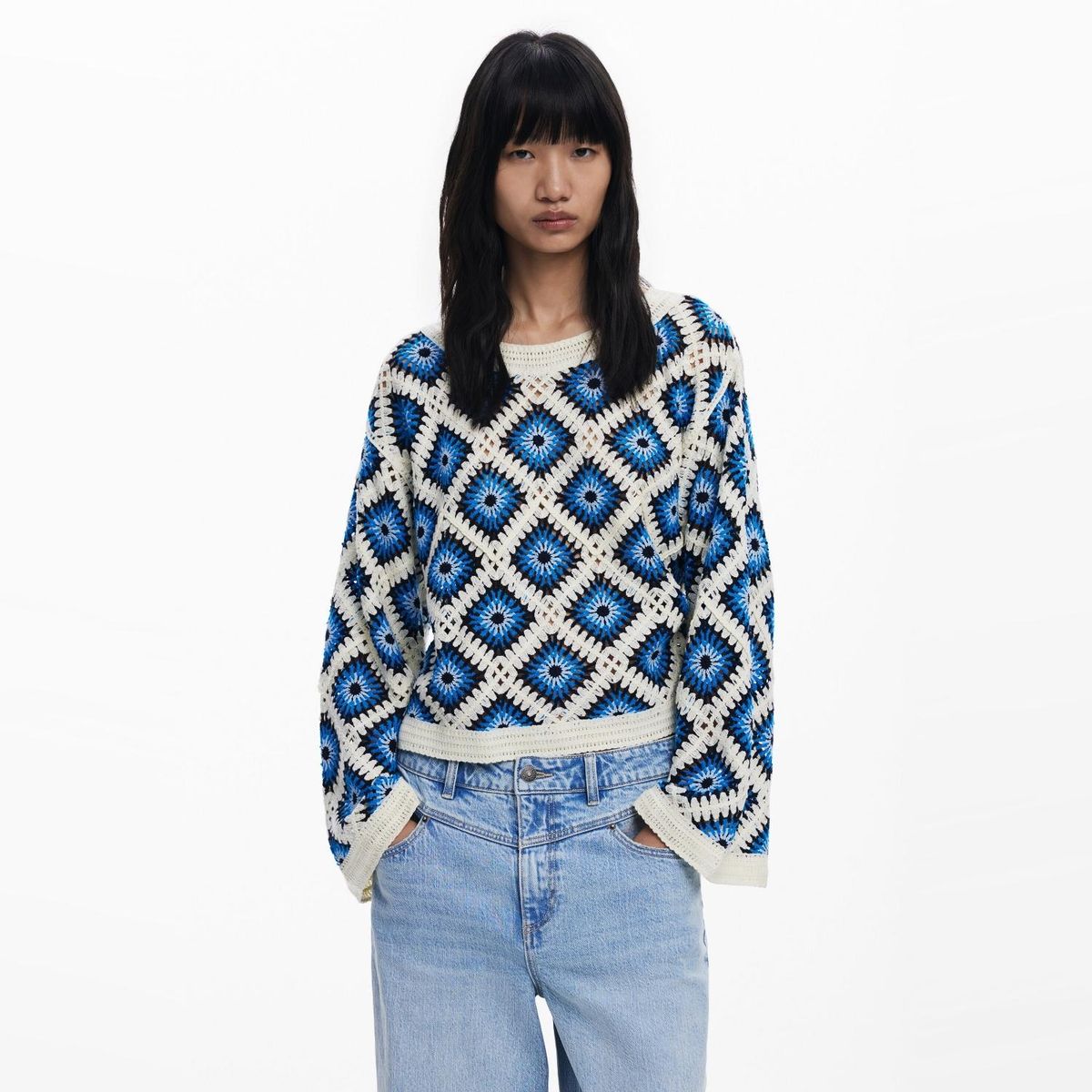 DESIGUAL - Chaqueta Manga Larga Algodón Mujer Desigual