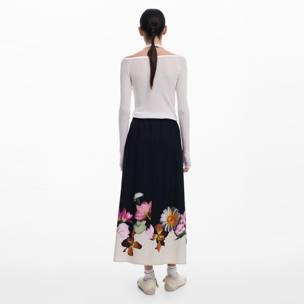 DESIGUAL - Falda Mini Algodón Mujer Desigual