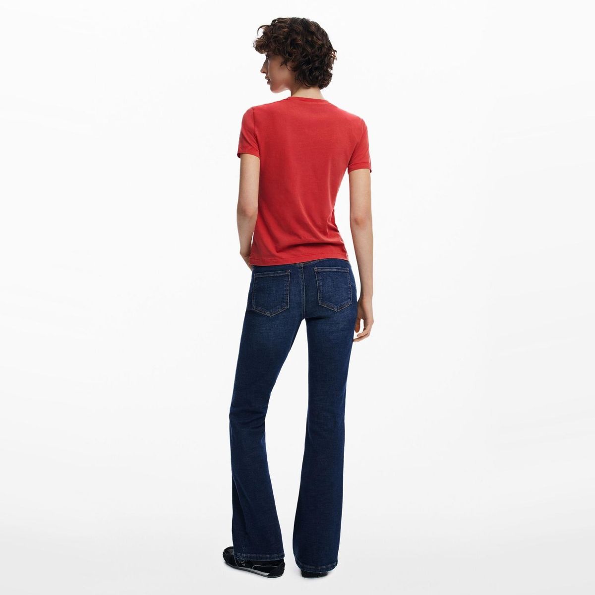 DESIGUAL - Polera Manga Corta Algodón Mujer Desigual