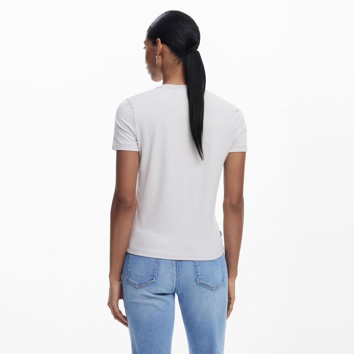 DESIGUAL - Polera Manga Corta Algodón Mujer Desigual