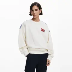 DESIGUAL - Polerón Manga Larga Algodón Mujer