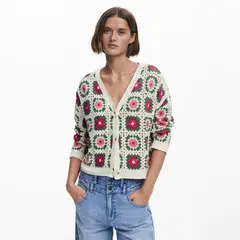 DESIGUAL - Chaleco Manga Larga Algodón Mujer