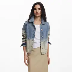 DESIGUAL - Chaqueta Manga Larga Algodón Mujer