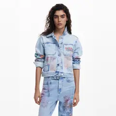 DESIGUAL - Chaqueta Manga Larga Algodón Mujer