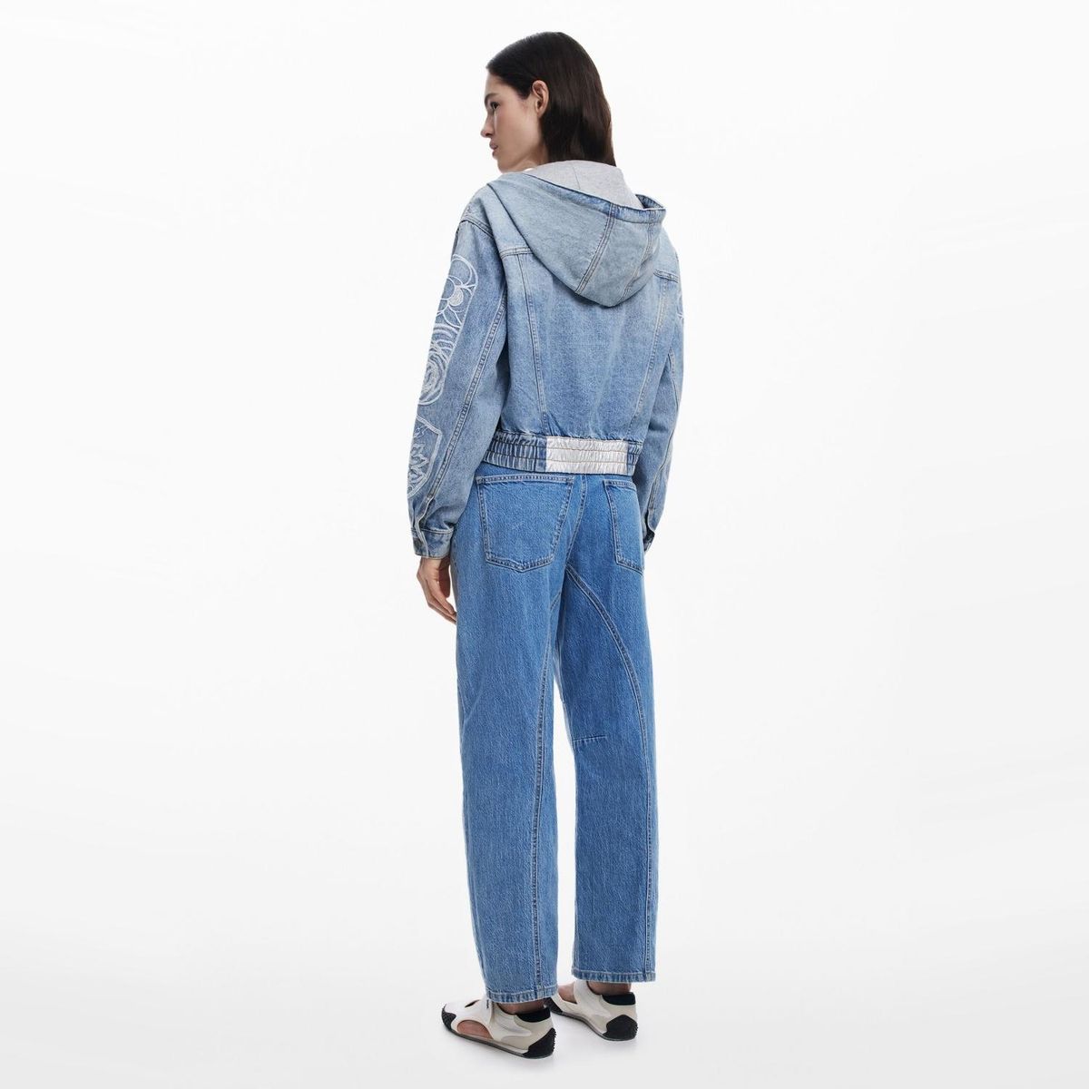 DESIGUAL - Chaqueta Manga Larga Algodón Mujer Desigual