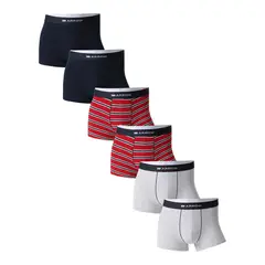 ARROW - Pack De 6 Boxers Algodón Hombre