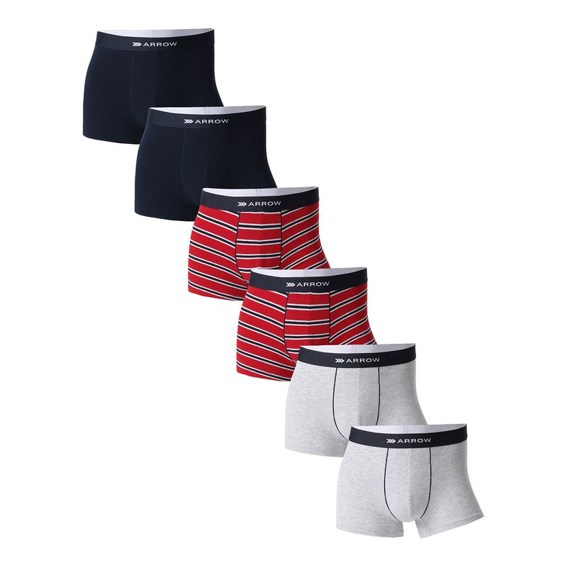 ARROW - Pack De 6 Boxers Algodón Hombre Arrow