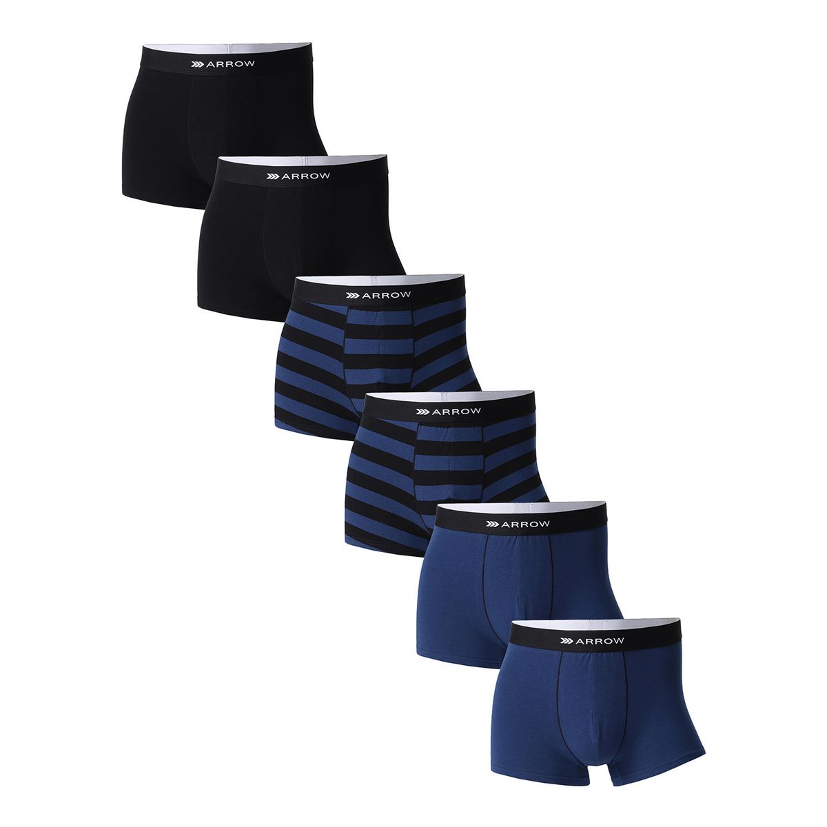 ARROW - Pack De 6 Boxers Algodón Hombre Arrow