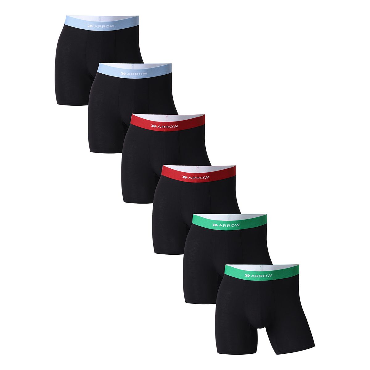 ARROW - Pack De 6 Boxers Bambú Hombre Arrow