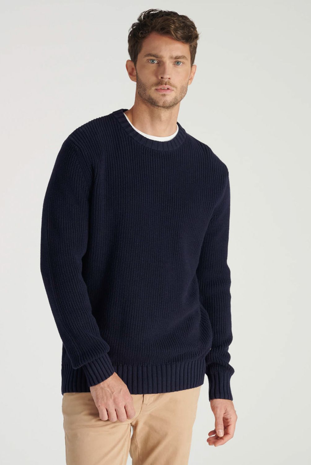 NEW MAN - Sweater Cuello Redondo Algodón Hombre New Man