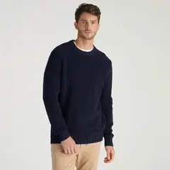NEW MAN - Sweater Cuello Redondo Algodón Hombre
