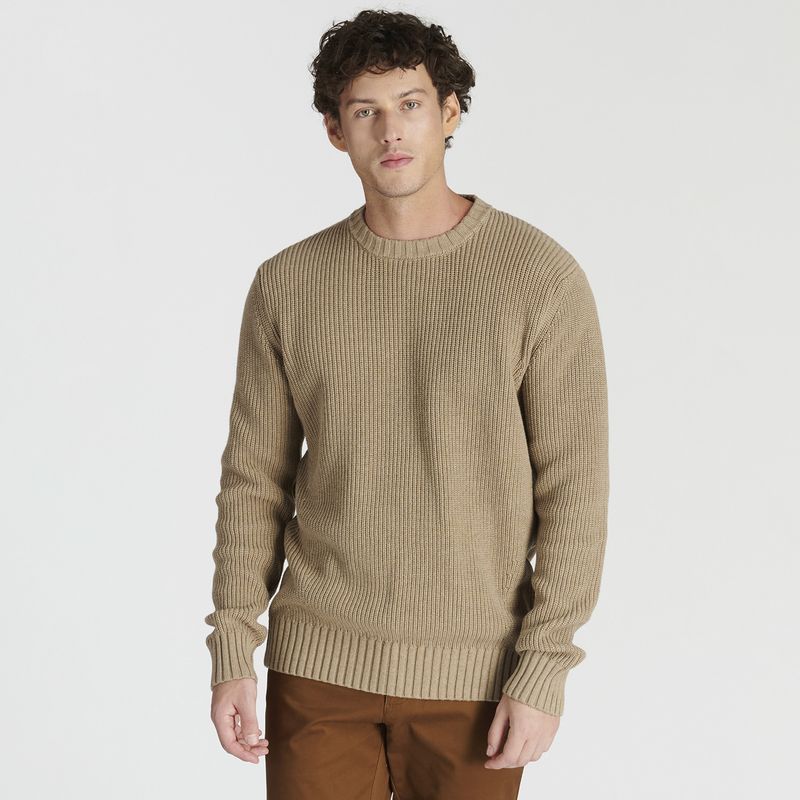 NEW MAN - Sweater Cuello Redondo Algodón Hombre New Man