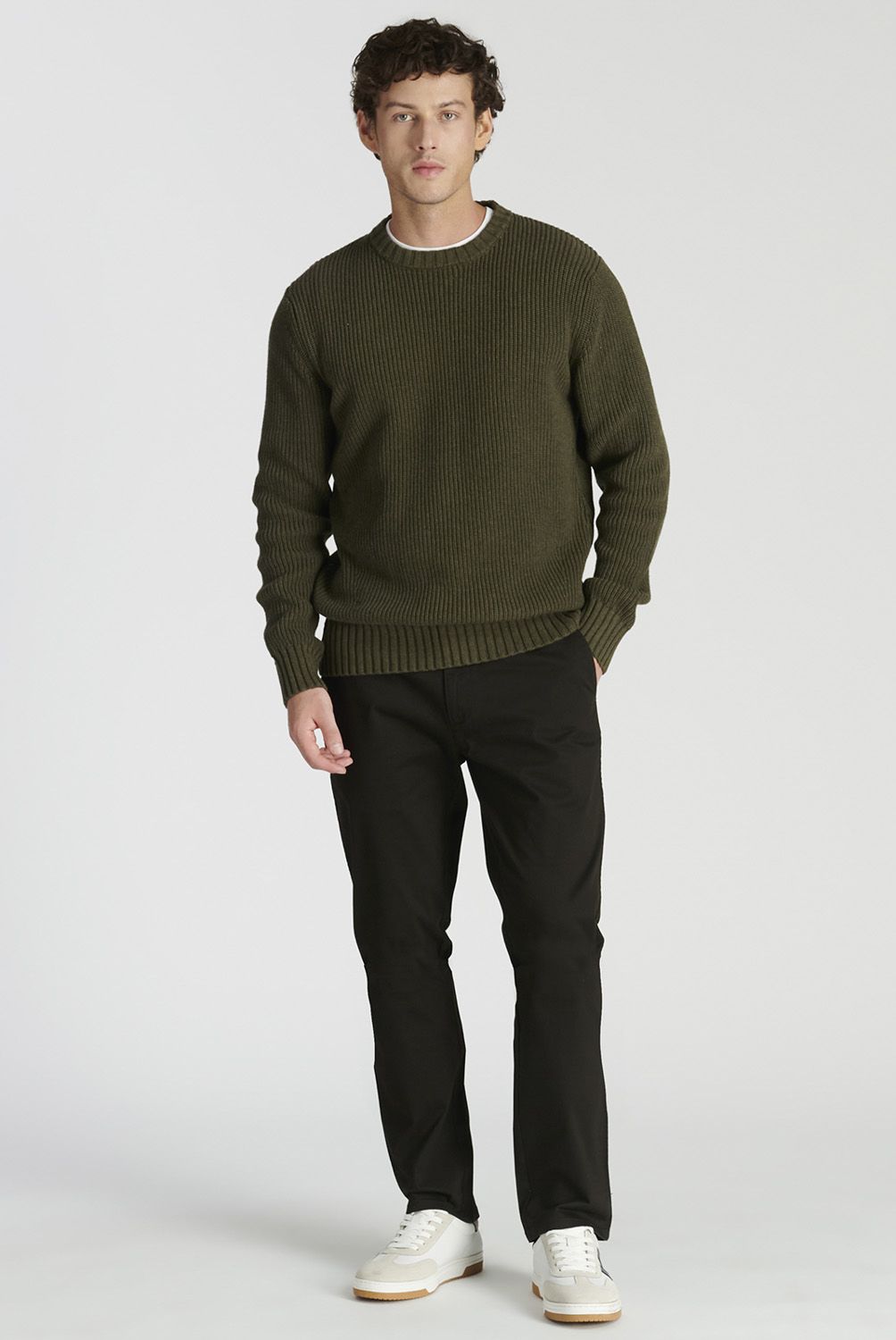 NEW MAN - Sweater Cuello Redondo Algodón Hombre New Man