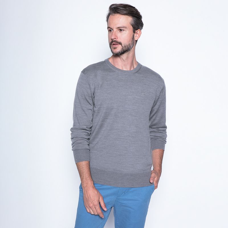 NEW MAN - Sweater Cuello Redondo Algodón Hombre New Man
