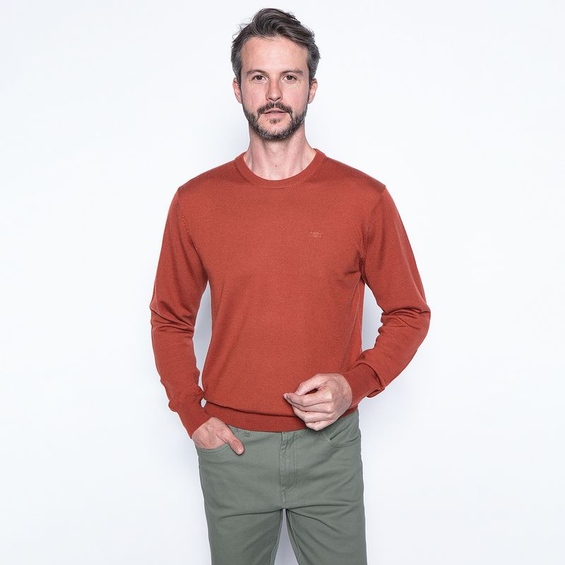 NEW MAN - Sweater Cuello Redondo Algodón Hombre New Man