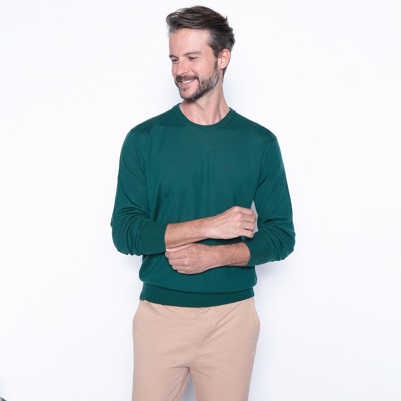 NEW MAN - Sweater Cuello Redondo Algodón Hombre New Man