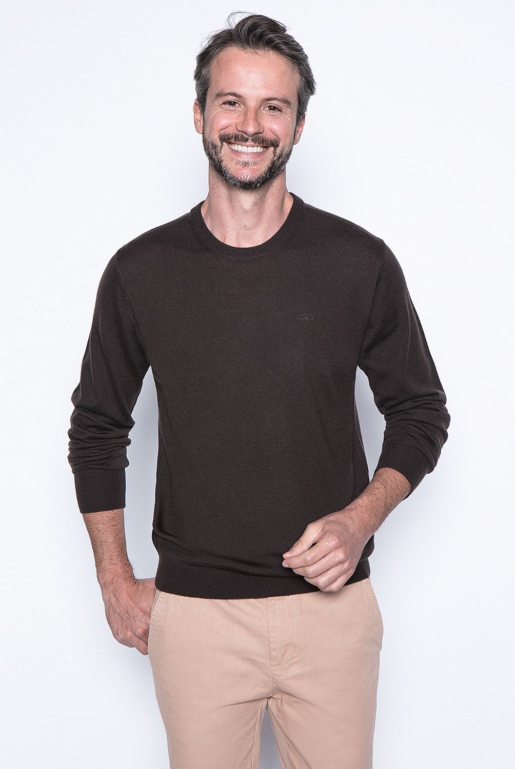 NEW MAN - Sweater Cuello Redondo Algodón Hombre New Man
