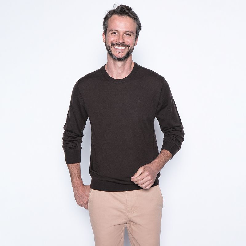 NEW MAN - Sweater Cuello Redondo Algodón Hombre New Man