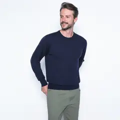 NEW MAN - Sweater Cuello Redondo Algodón Hombre