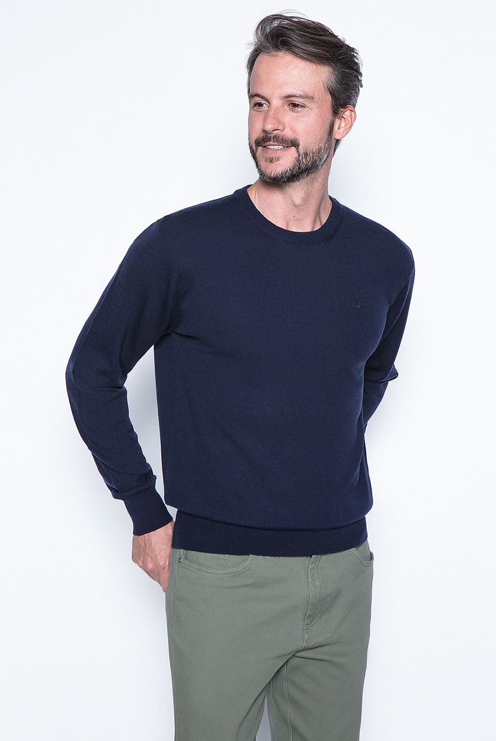 NEW MAN - Sweater Cuello Redondo Algodón Hombre New Man
