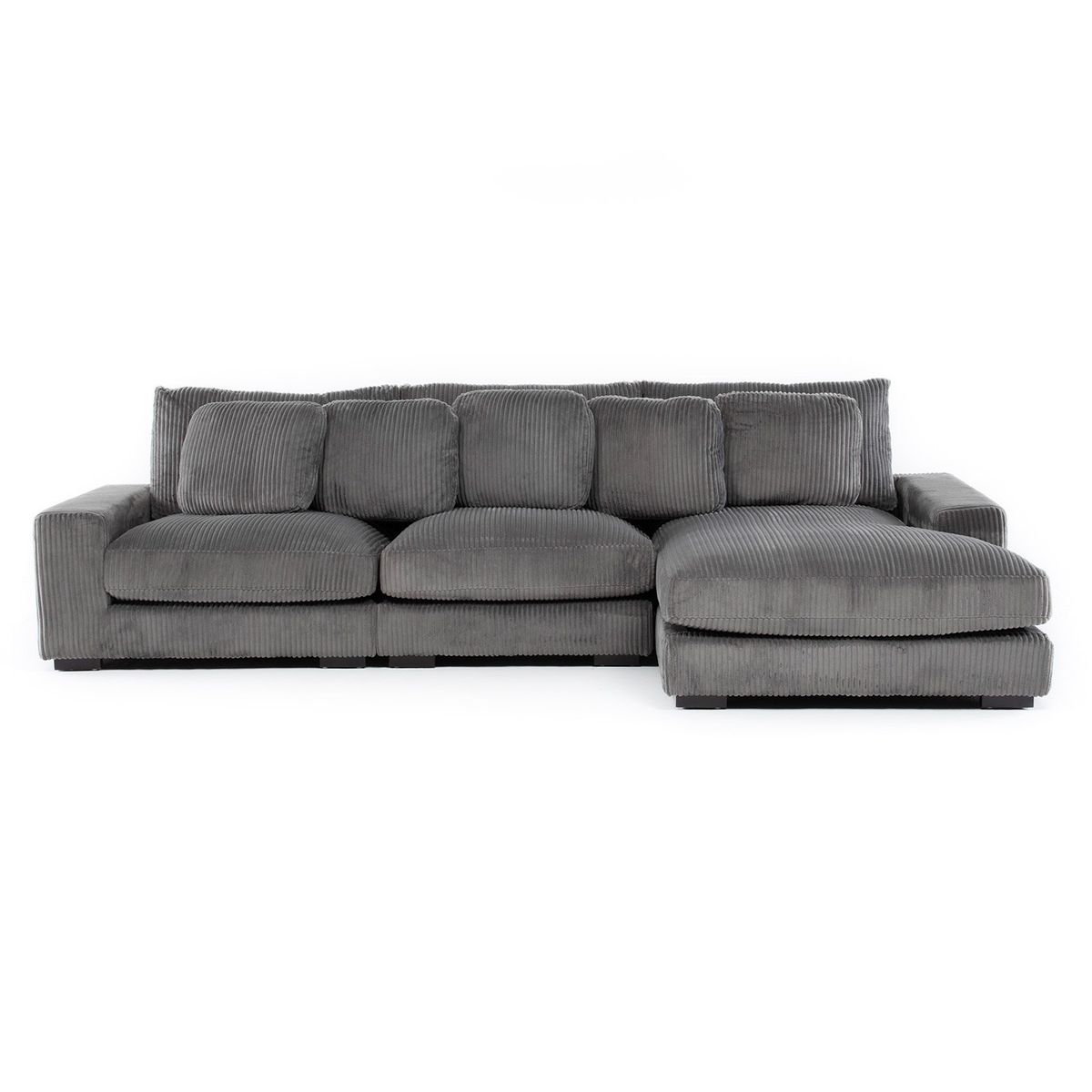DANIELS - Sofá Seccional 3 Cuerpos Chaise Kansas Derecho Cotele Daniels