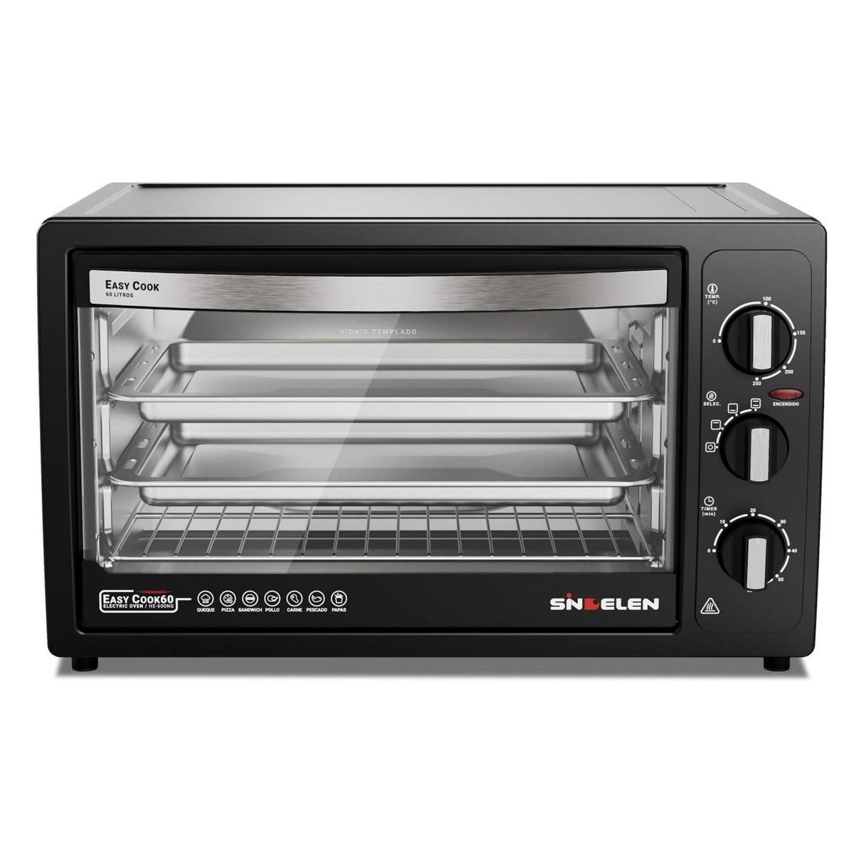 SINDELEN - Horno Electrico 60Lts HE-600NG Sindelen