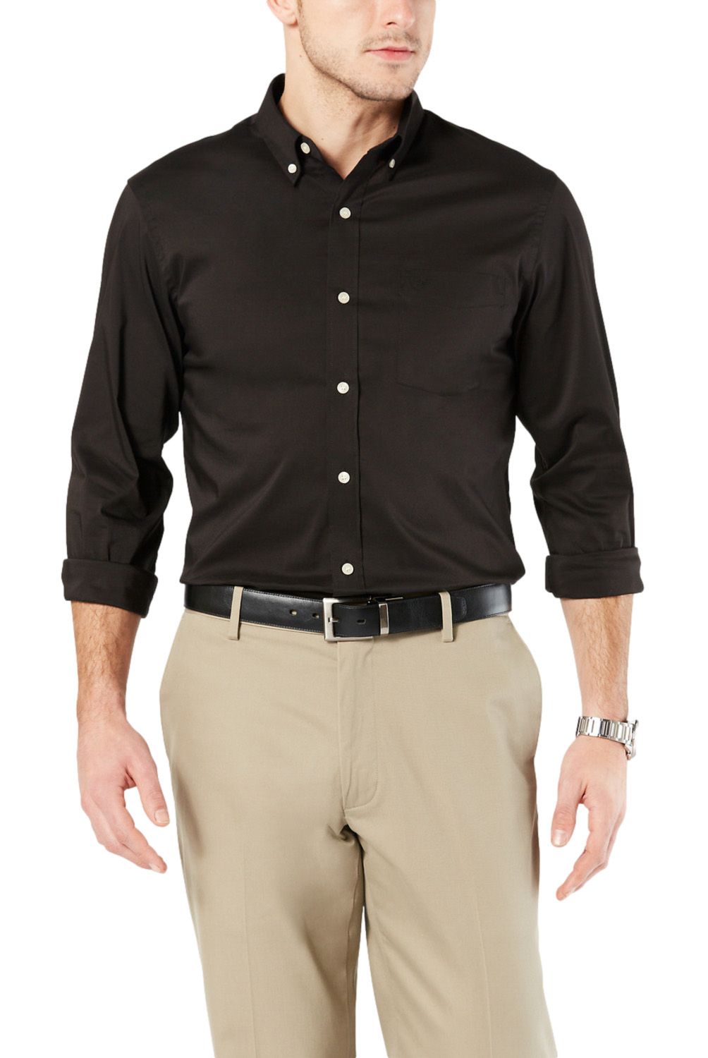 DOCKERS - Camisa Manga Larga Algodón Hombre Dockers