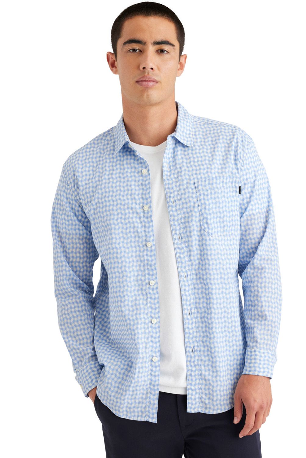 DOCKERS - Camisa Manga Larga Algodón Hombre Dockers