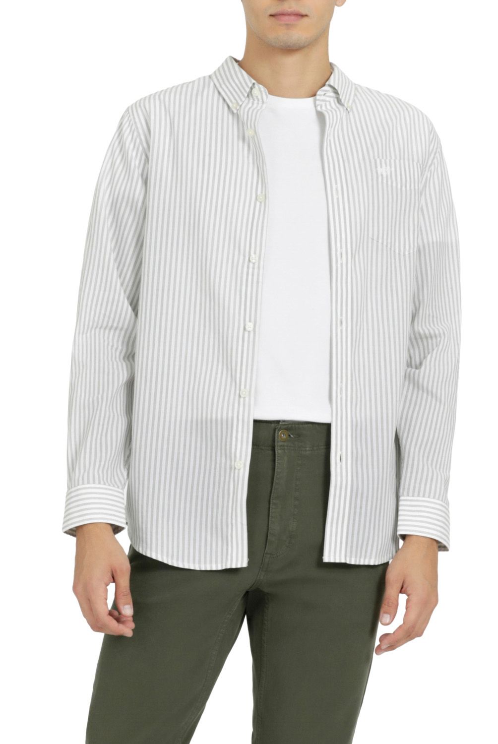 DOCKERS - Camisa Manga Larga Algodón Hombre Dockers