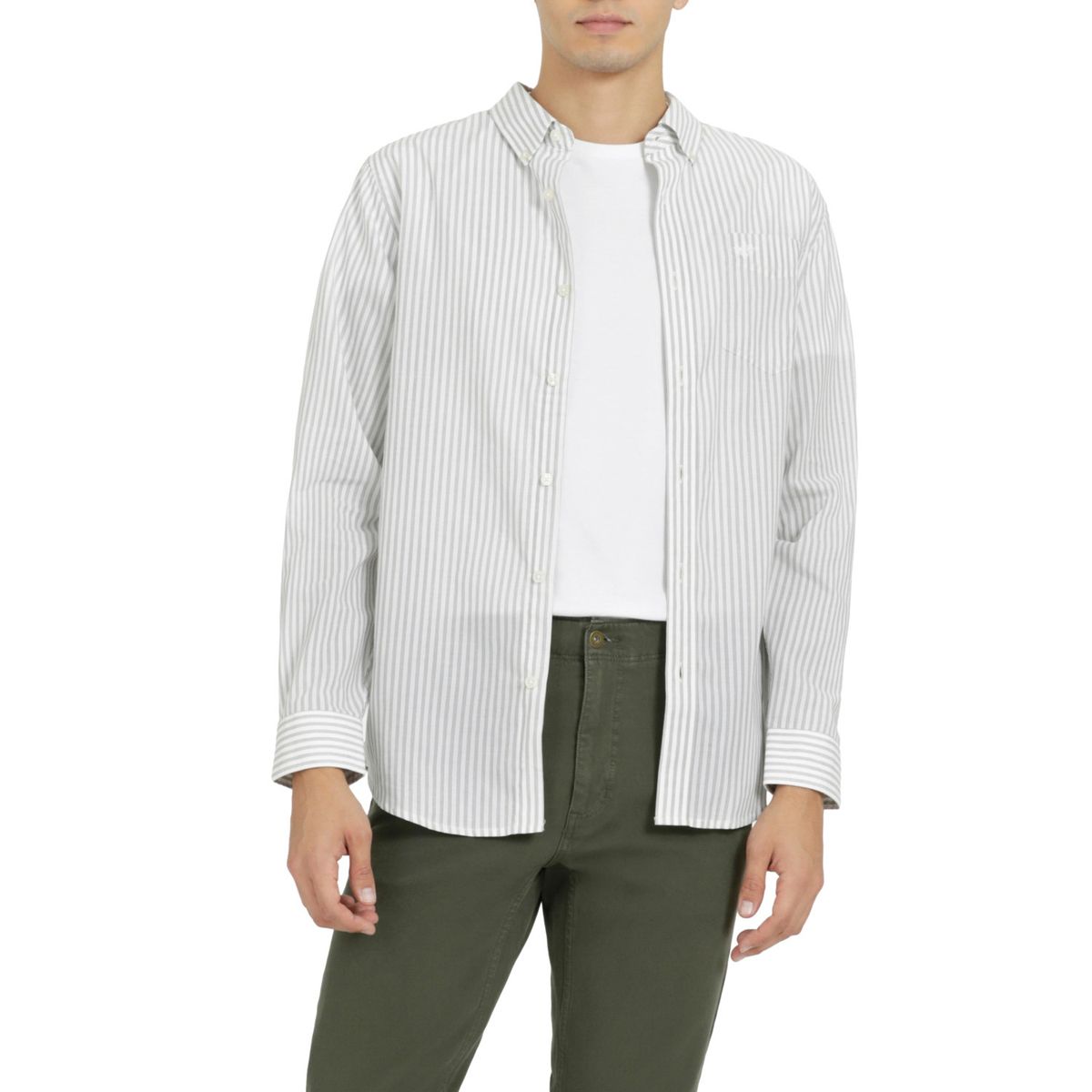 DOCKERS - Camisa Manga Larga Algodón Hombre Dockers