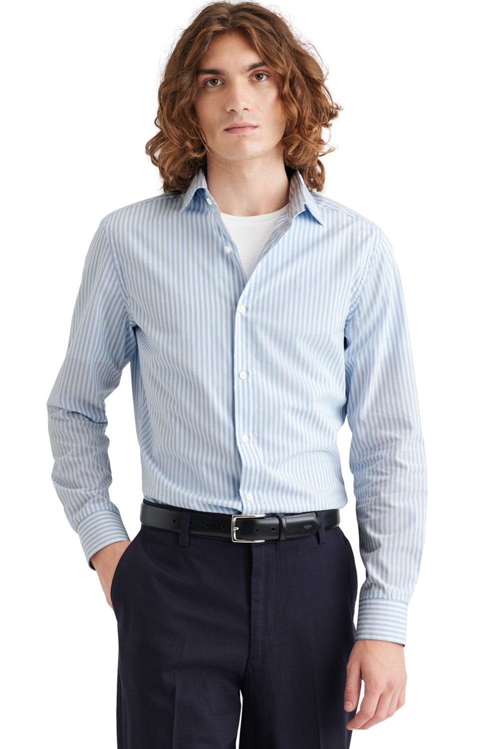 DOCKERS - Camisa Manga Larga Algodón Hombre Dockers