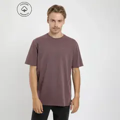 FROENS - Polera Manga Corta Heavy Weight Plain Algodón Orgánico Hombre