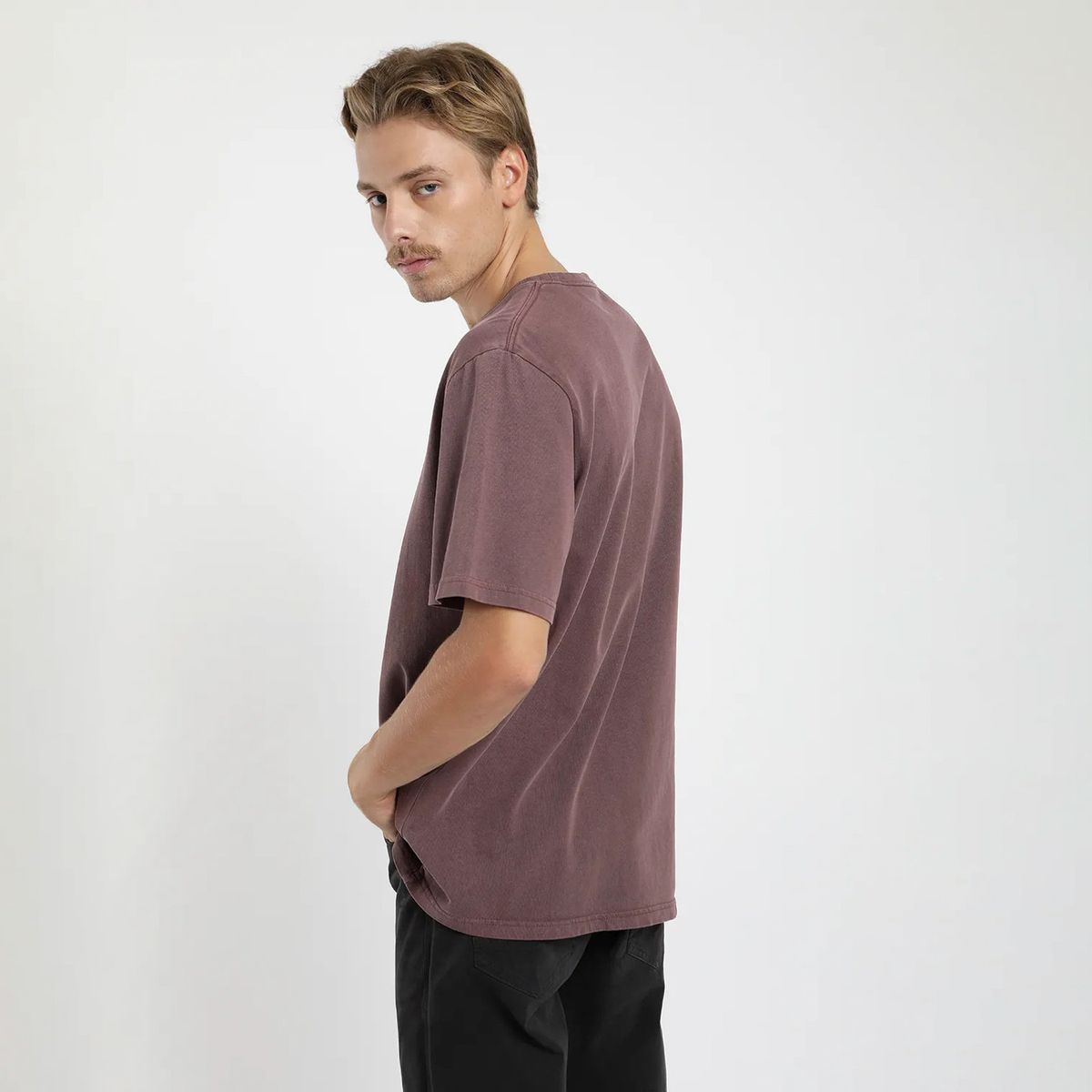 FROENS - Polera Manga Corta Heavy Weight Plain Algodón Orgánico Hombre Froens