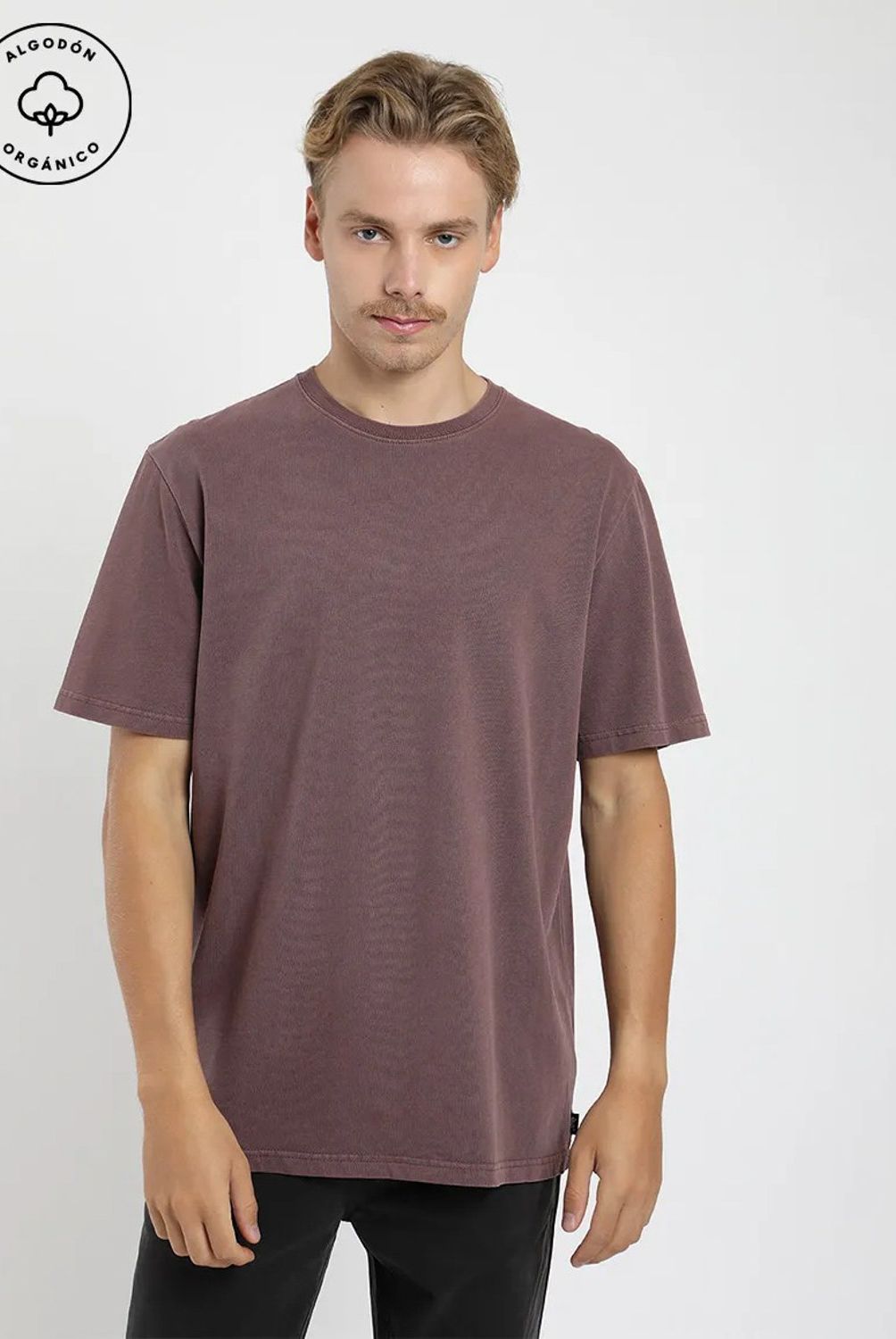 FROENS - Polera Manga Corta Heavy Weight Plain Algodón Orgánico Hombre Froens