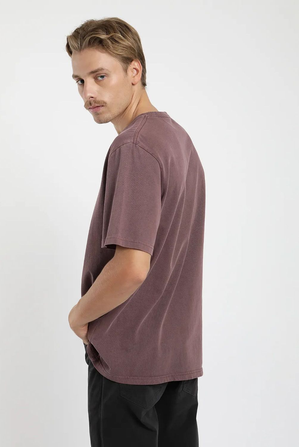 FROENS - Polera Manga Corta Heavy Weight Plain Algodón Orgánico Hombre Froens
