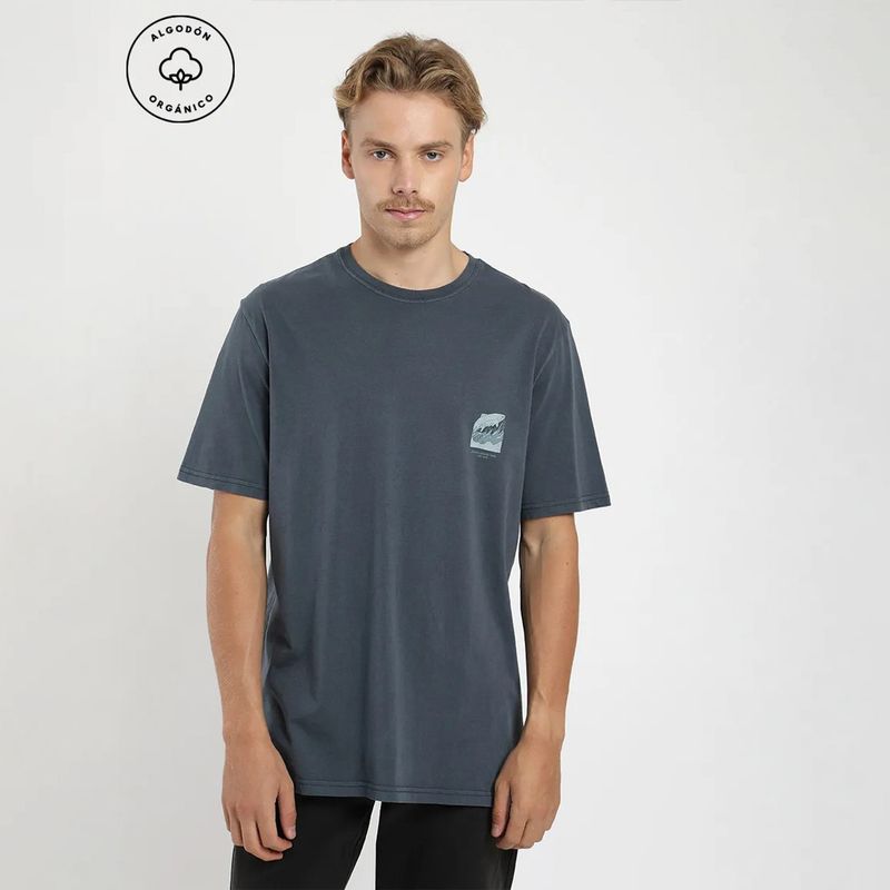 FROENS - Polera Manga Corta Pesca Algodón Orgánico Hombre Froens